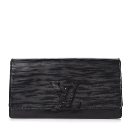 Louis Vuitton Epi Louise Wallet Black 1 of 7