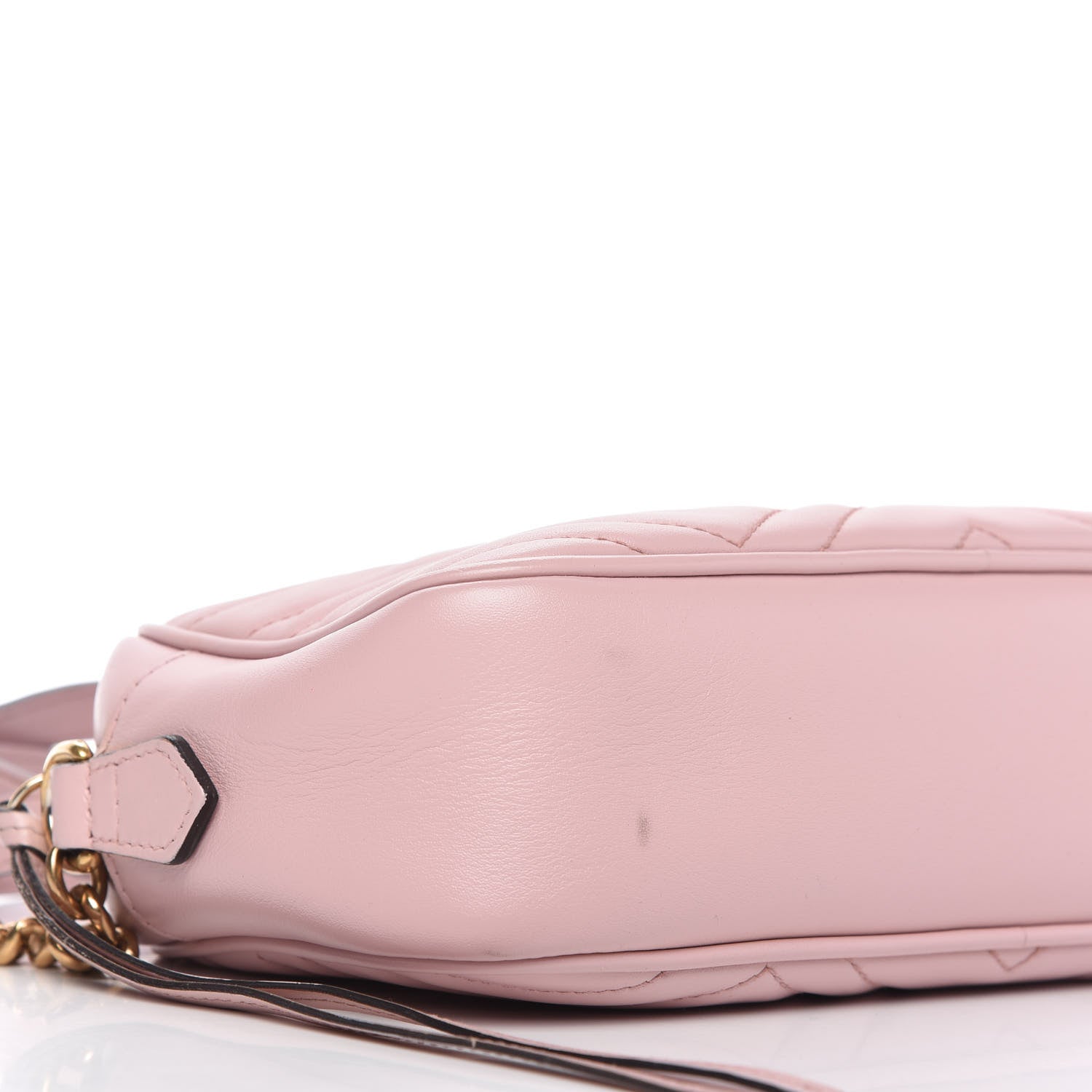Gucci Calfskin Matelasse Small GG Marmont Chain Shoulder Bag Perfect Pink 6 of 12