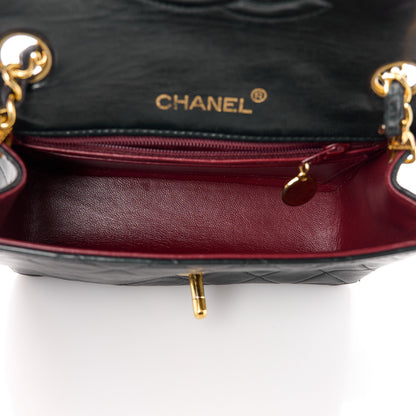Chanel Lambskin Quilted Mini Square Flap Black 5 of 12