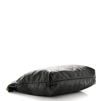 Chanel Shiny Calfskin Quilted Chanel 22 Black 5 of 11