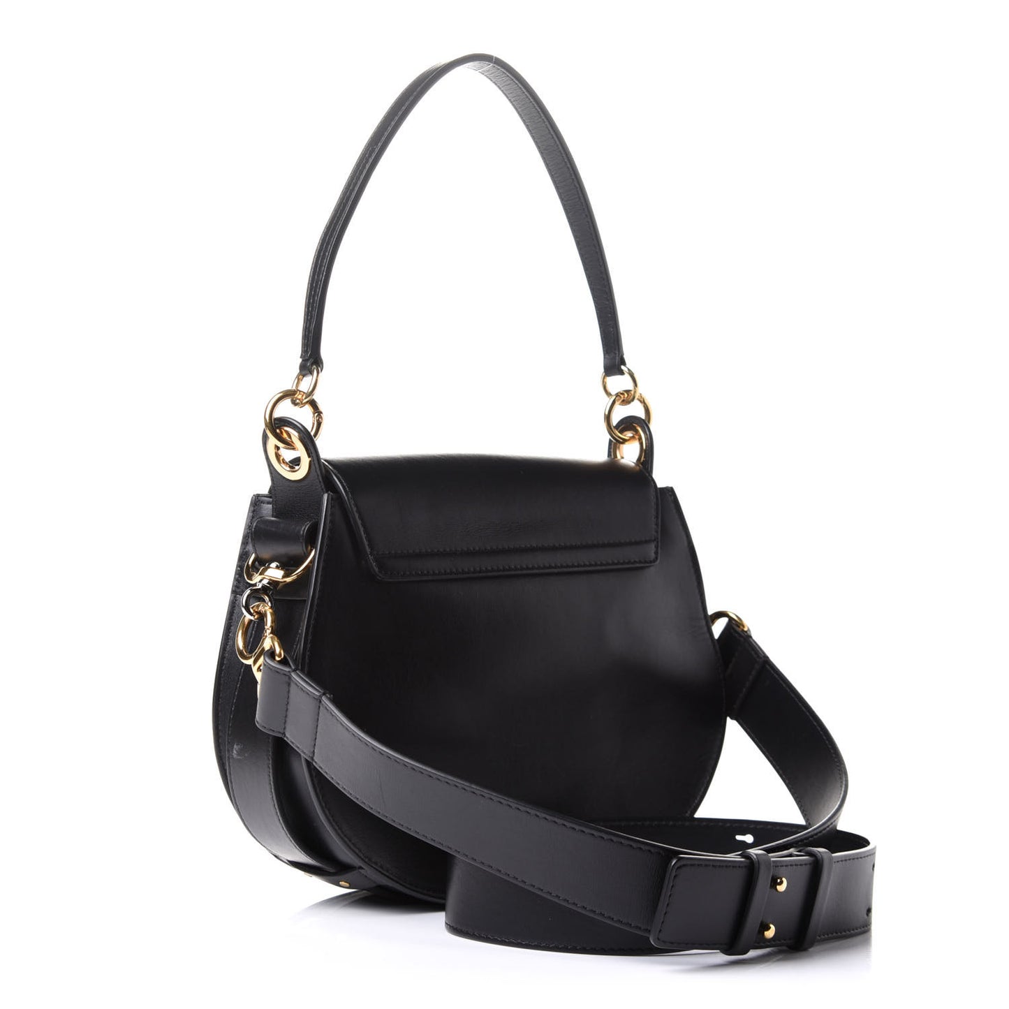 Calfskin Large Tess Bag Black