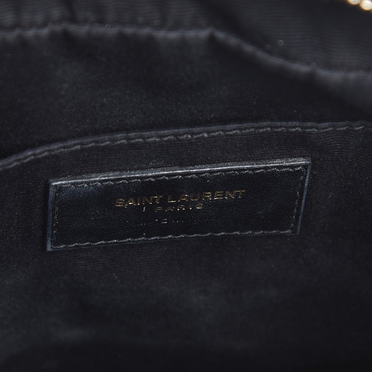 Calfskin Matelasse Monogram Lou Camera Bag Black