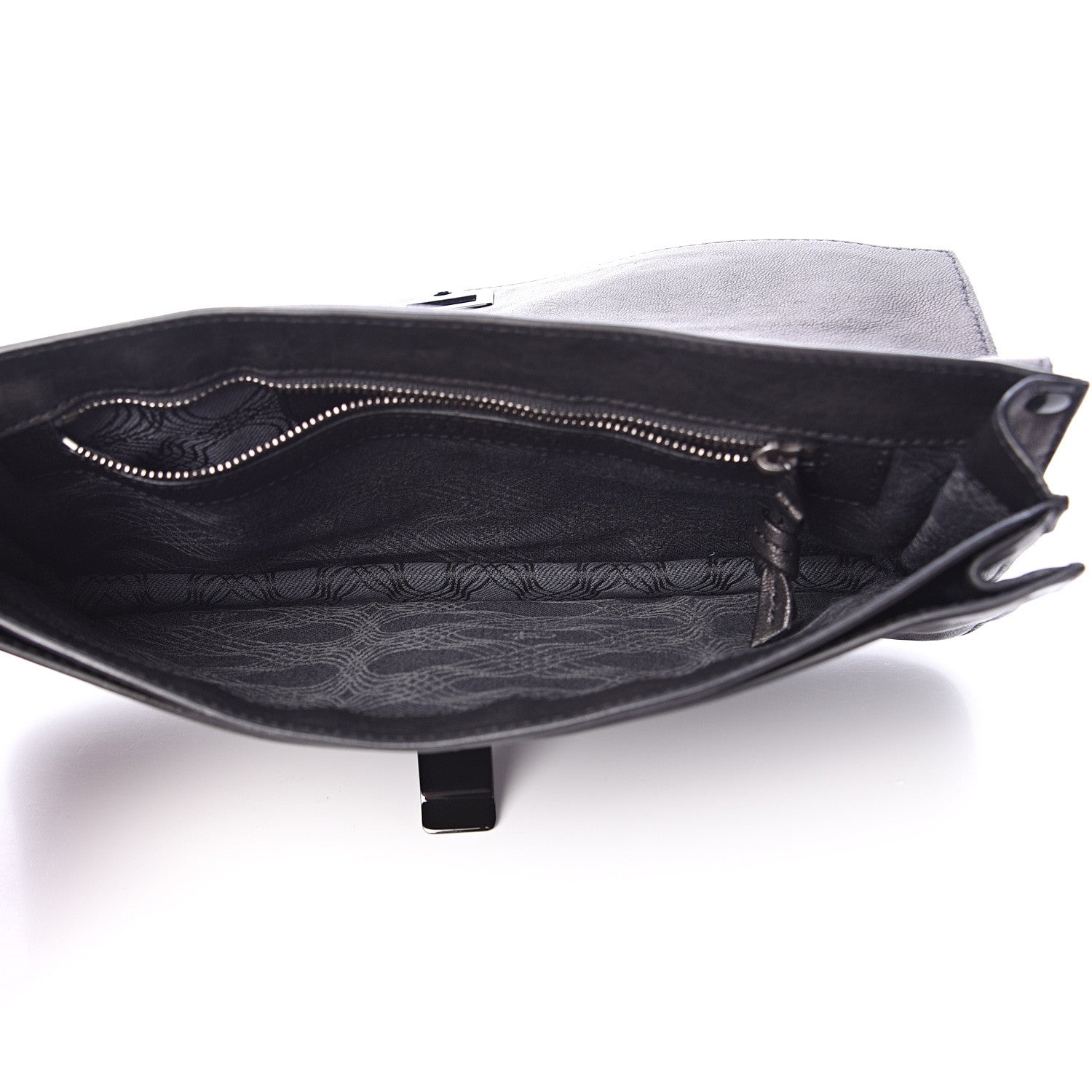 Proenza Schouler Lambskin PS1 Pochette Clutch Black 4 of 7