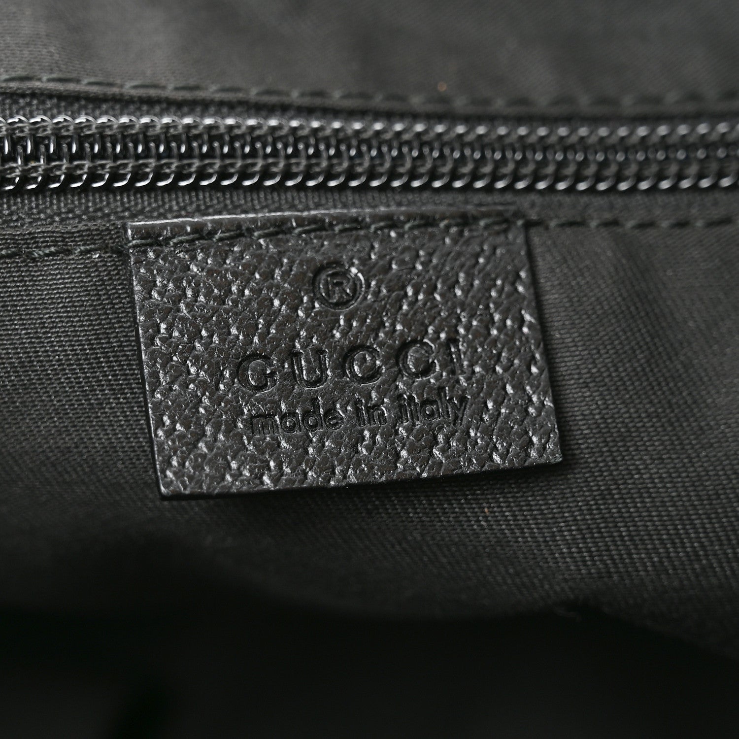 Gucci Monogram Medium Half Moon Hobo Black 6 of 10