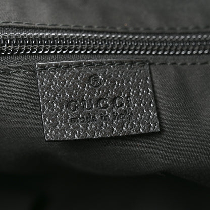 Gucci Monogram Medium Half Moon Hobo Black 6 of 10