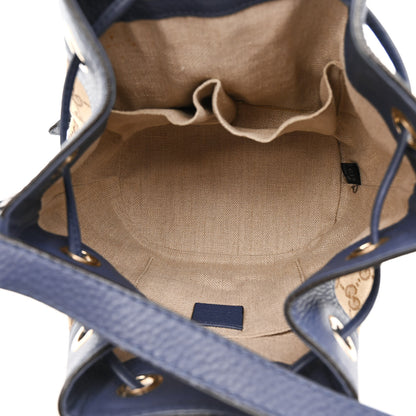 Gucci Monogram Cellarius Calfskin Bucket Bag Beige Ebony Washed Ink 5 of 22