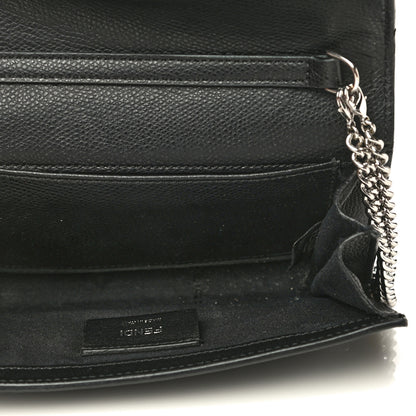 Fendi Vitello Cruise F is Fendi Wallet on Chain Black 5 of 17