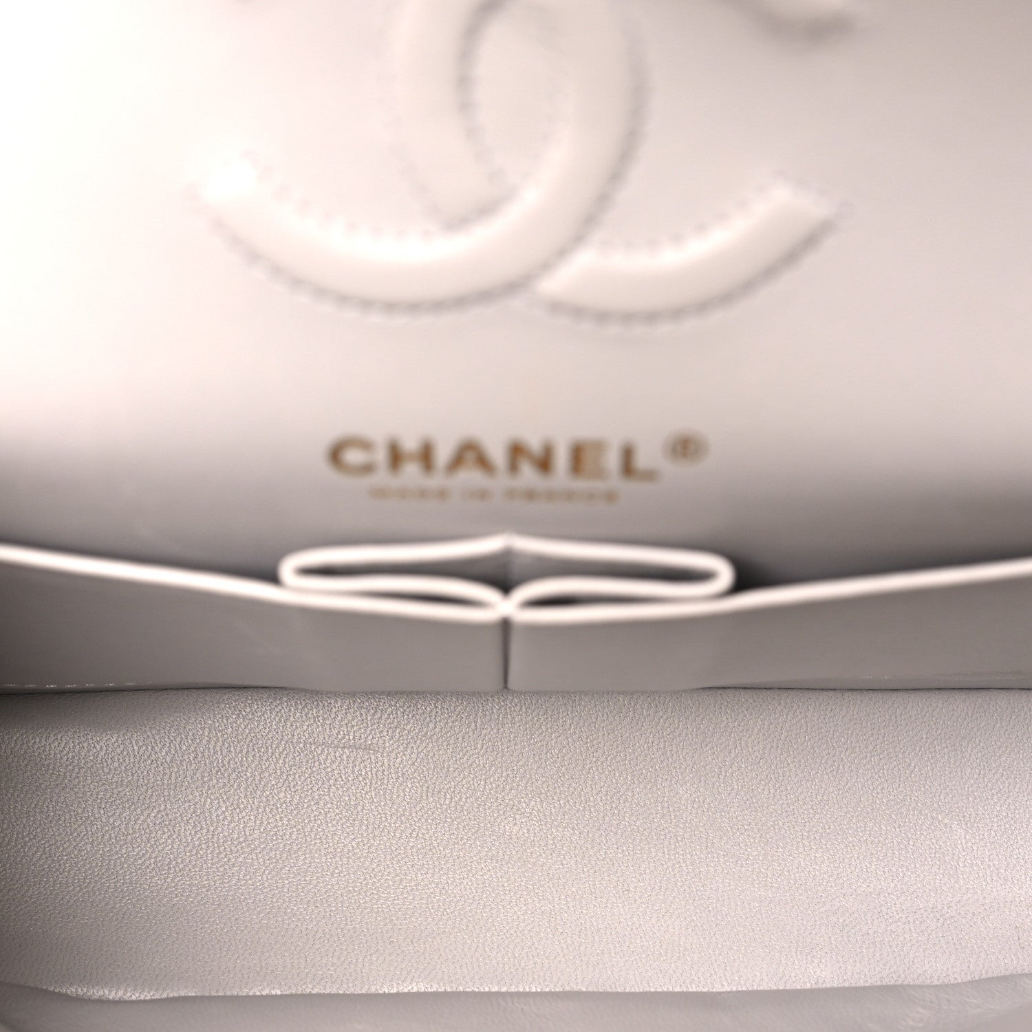 Chanel Caviar Quilted Small Double Flap Grey 5 of 11