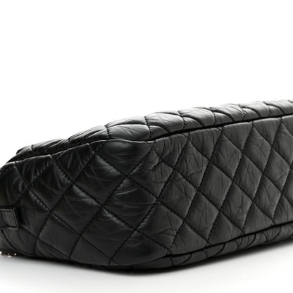 Chanel Aged Calfskin Quilted Medium Reissue Camera Case Black 10 of 12