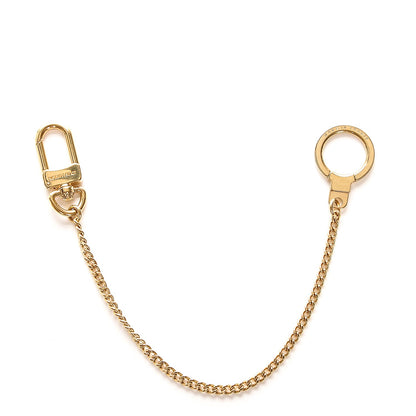 Louis Vuitton Metal Pochette Extender Key Ring Chain Gold 1 of 5