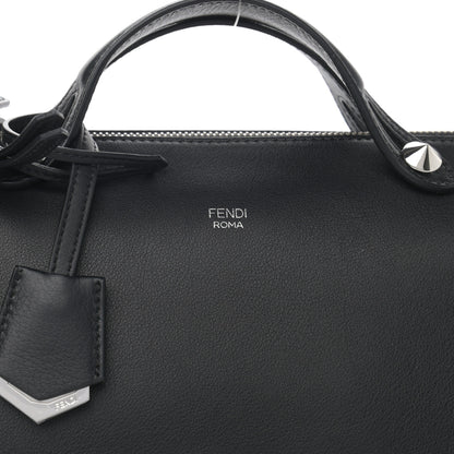Fendi Vitello Dolce Medium By The Way Boston Bag Black 7 of 9