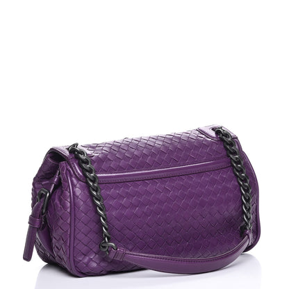 Bottega Veneta Nappa Intrecciato Rialto Shoulder Bag Monalisa 4 of 14