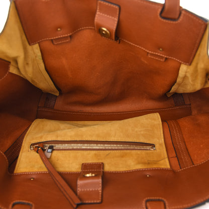 Chloe Smooth Calfskin Medium Milo Shopping Tote Caramel 5 of 11
