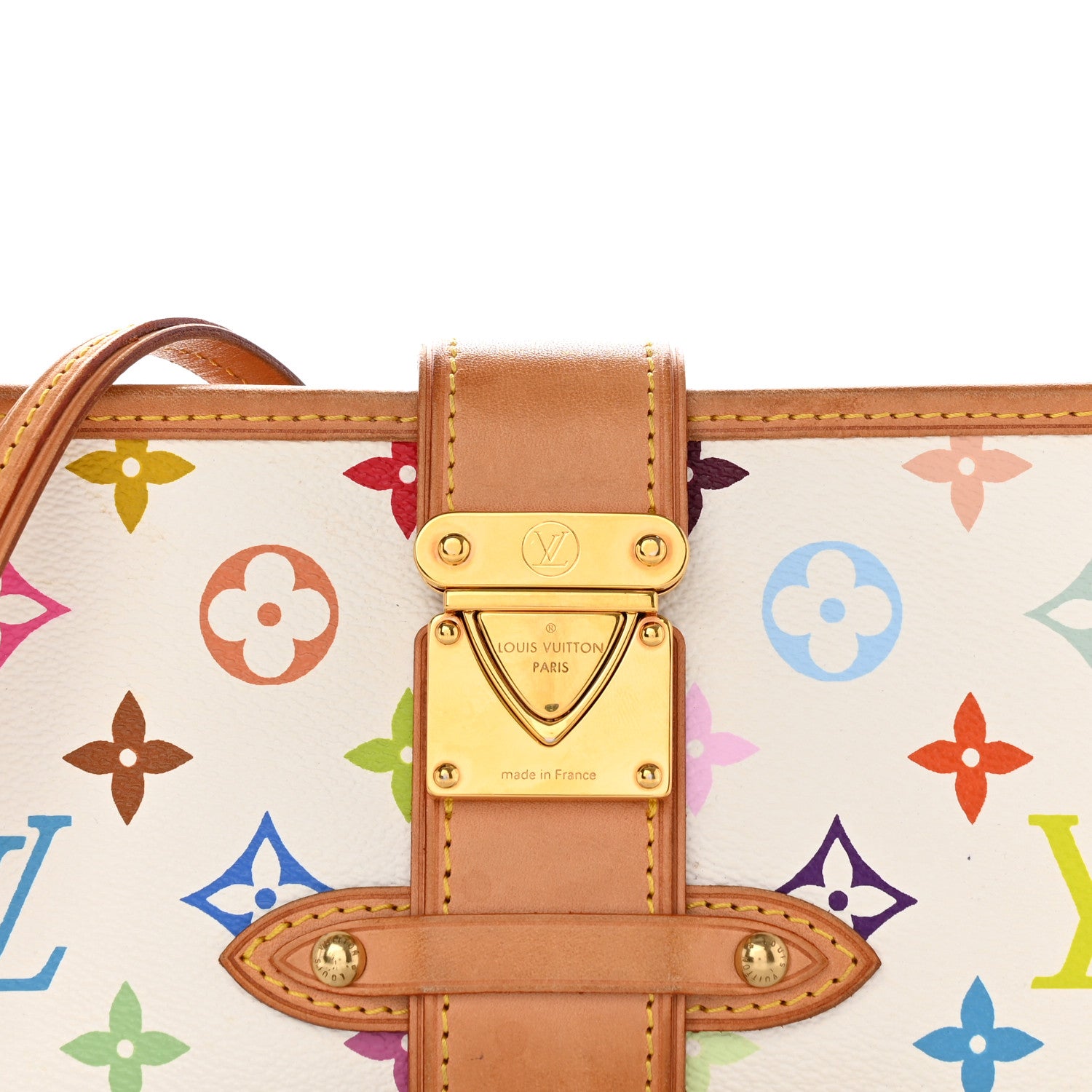 Louis Vuitton Monogram Multicolor Shirley White 6 of 26