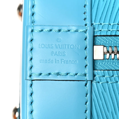 Louis Vuitton Epi Jacquard Alma BB Turquoise 6 of 10