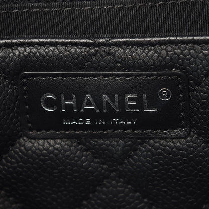 Chanel Caviar Quilted Large CC Box Shopping Tote Black 8 of 17