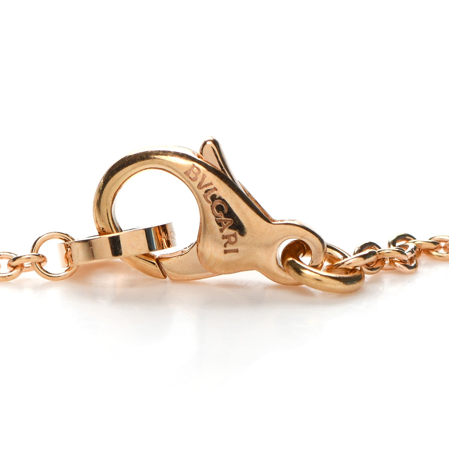 Bulgari 18K Rose Gold Black Ceramic B.Zero1 Pendant Necklace 4 of 5