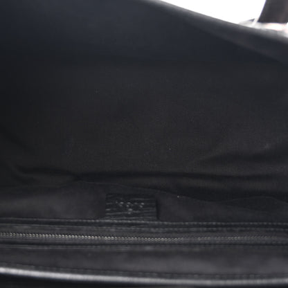 Gucci Monogram Bamboo Bullet Handbag Black 5 of 10