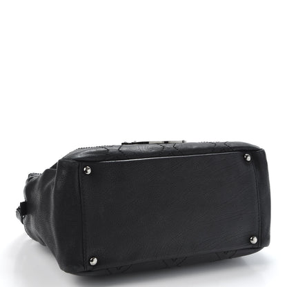 Chanel Calfskin Small Diamond Stitch Tote Black 3 of 9