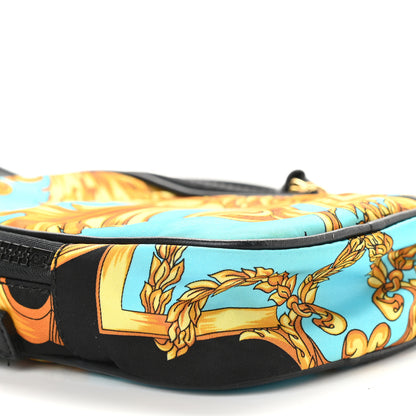 Versace Nylon Baroque Print Small Crossbody Bag Black 7 of 9