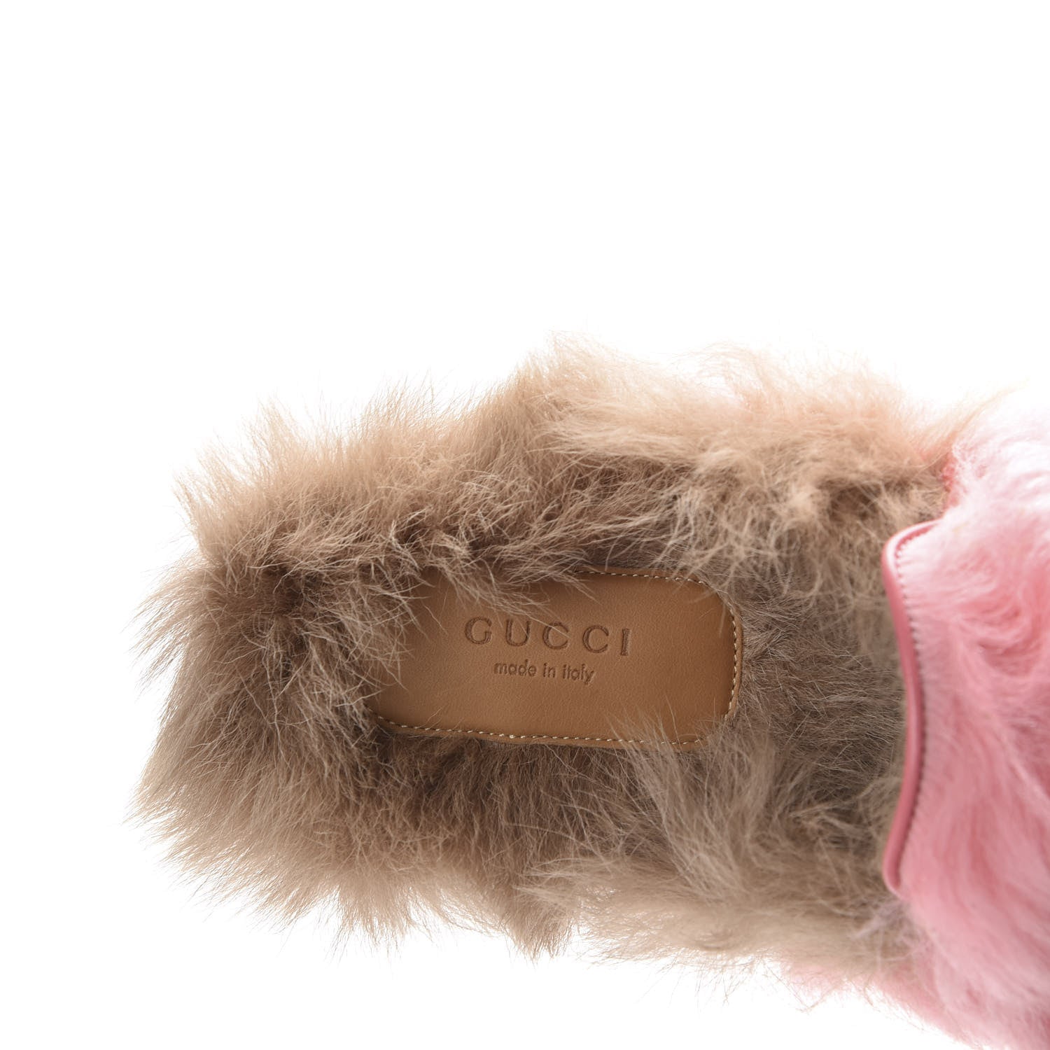 Gucci Merino Wool Womens Princetown Slippers 39 Pink 7 of 8
