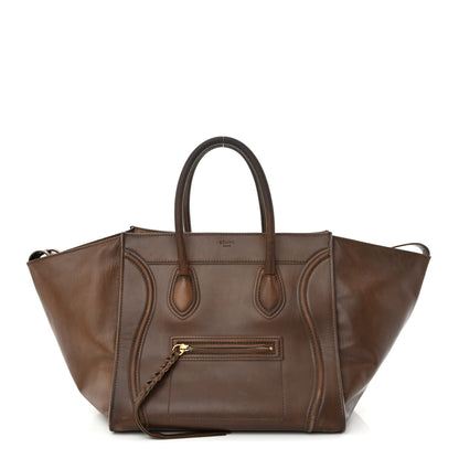 Celine Supple Calfskin Medium Phantom Luggage Taupe 1 of 17