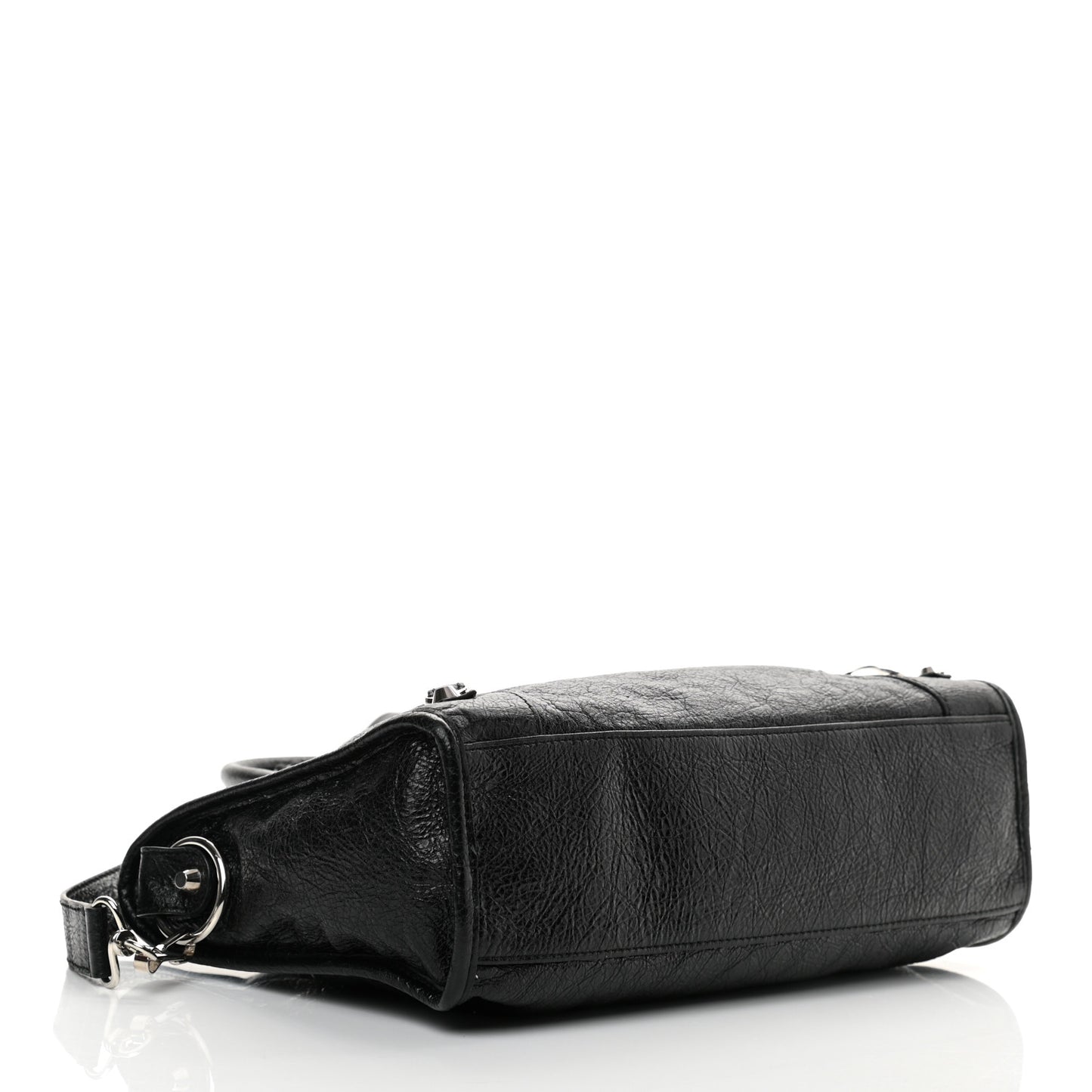 Agneau Classic Silver Hardware S City Black