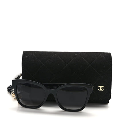 Chanel Acetate Chain Square Sunglasses 5487-A Black 8 of 8