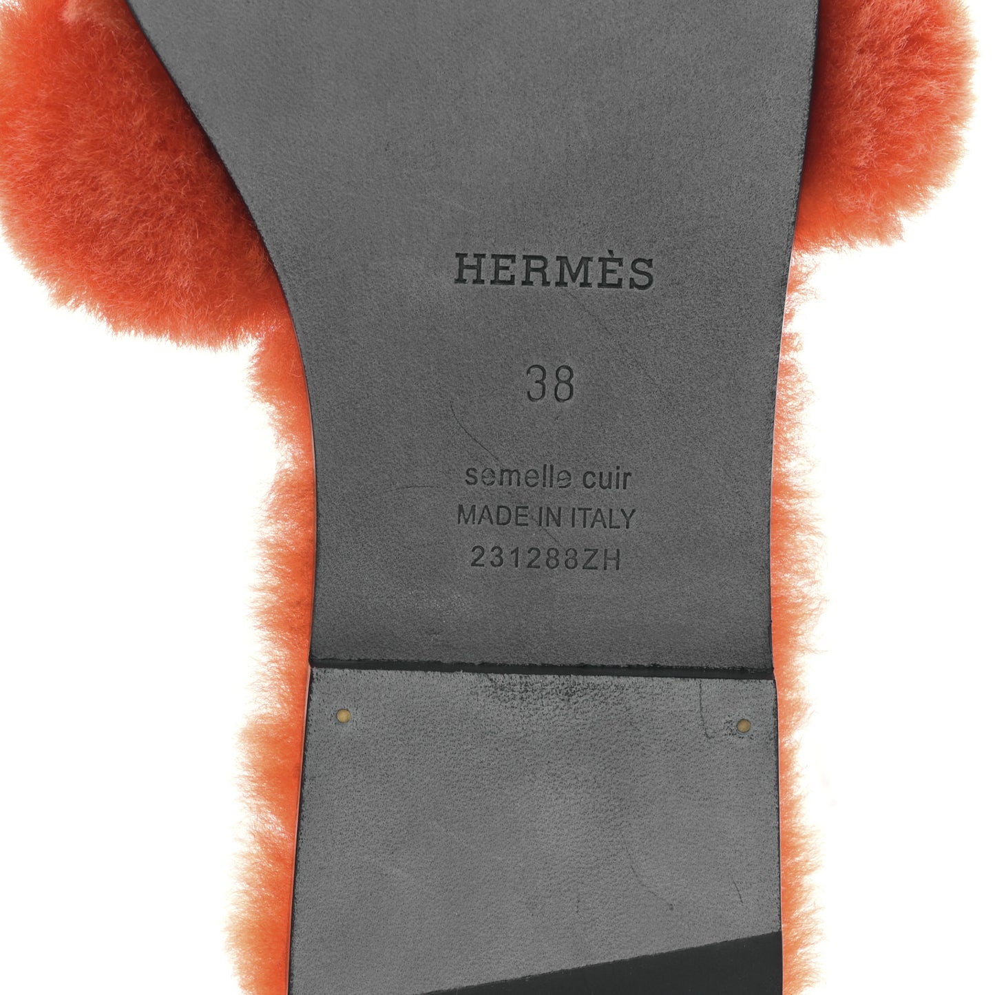 Woolskin Oran Sandals 38 Orange