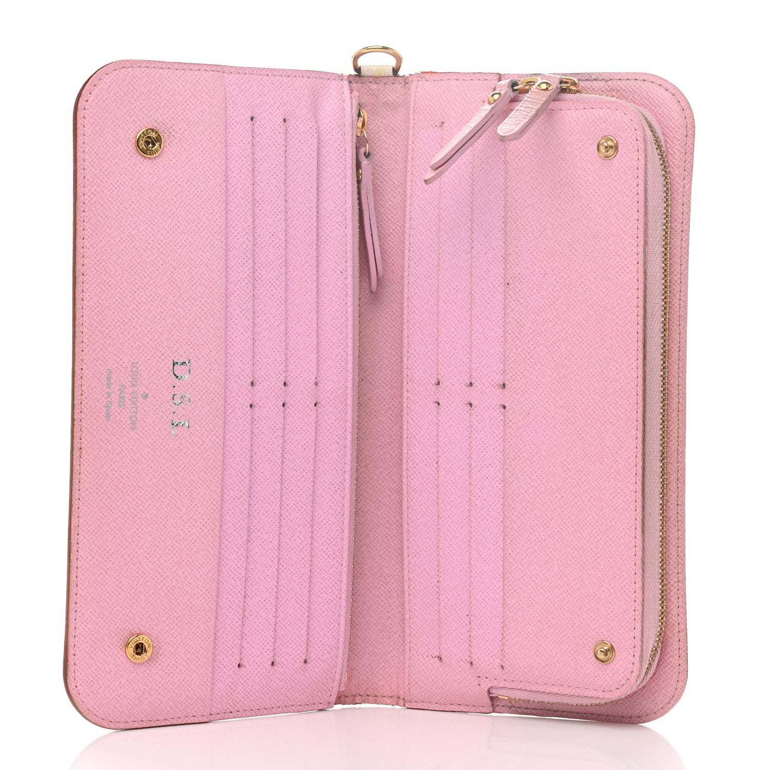 Louis Vuitton Monogram Multicolor Insolite Wallet White Litchi 5 of 10