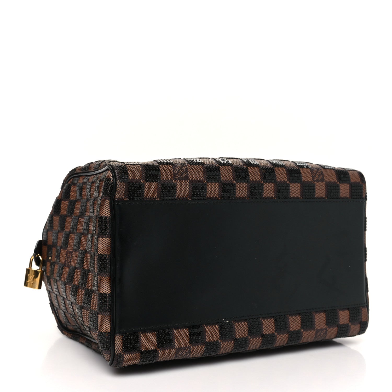 Louis Vuitton Damier Paillettes Speedy 30 Black 3 of 9