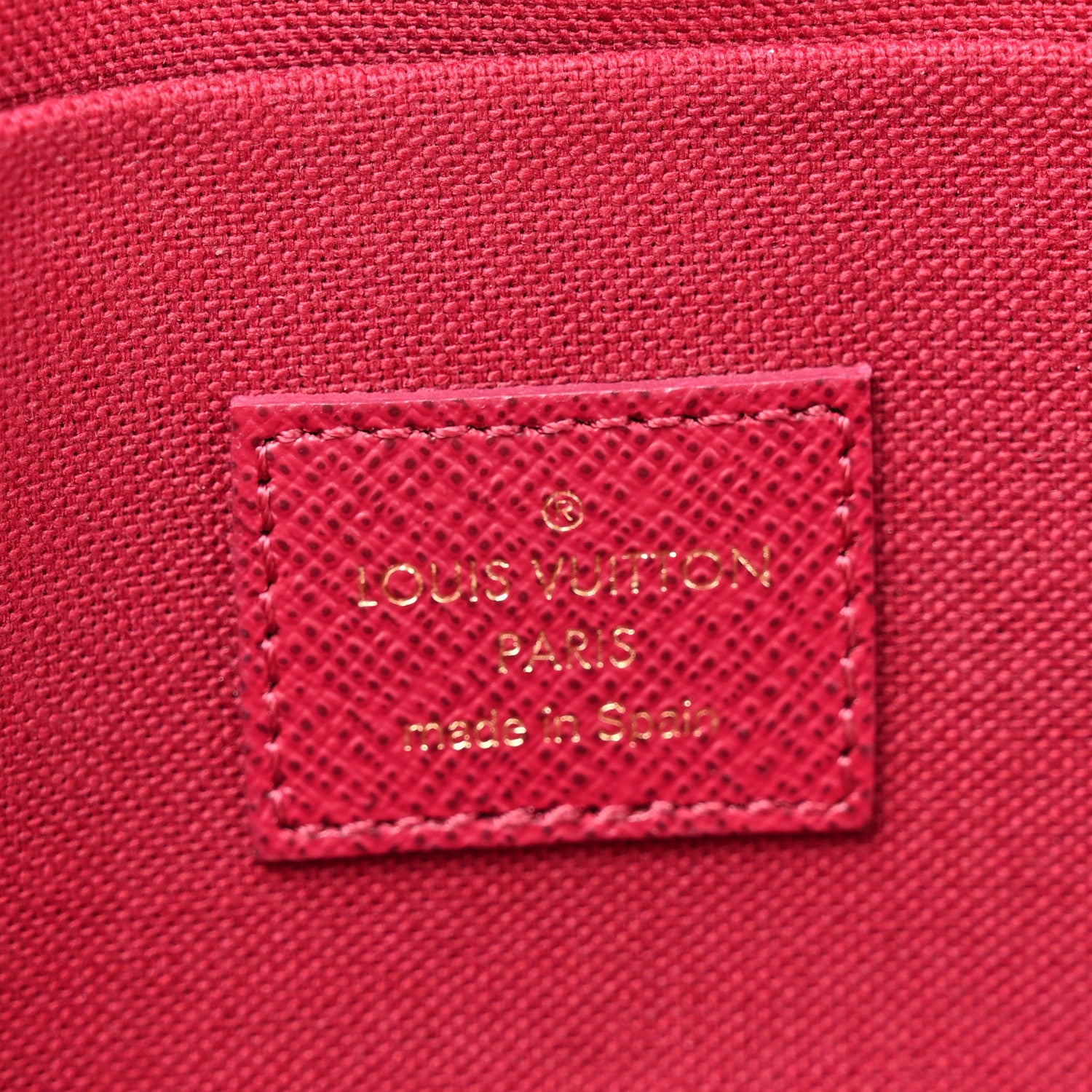 Louis Vuitton Monogram Pochette Felicie Chain Wallet Fuchsia 9 of 13