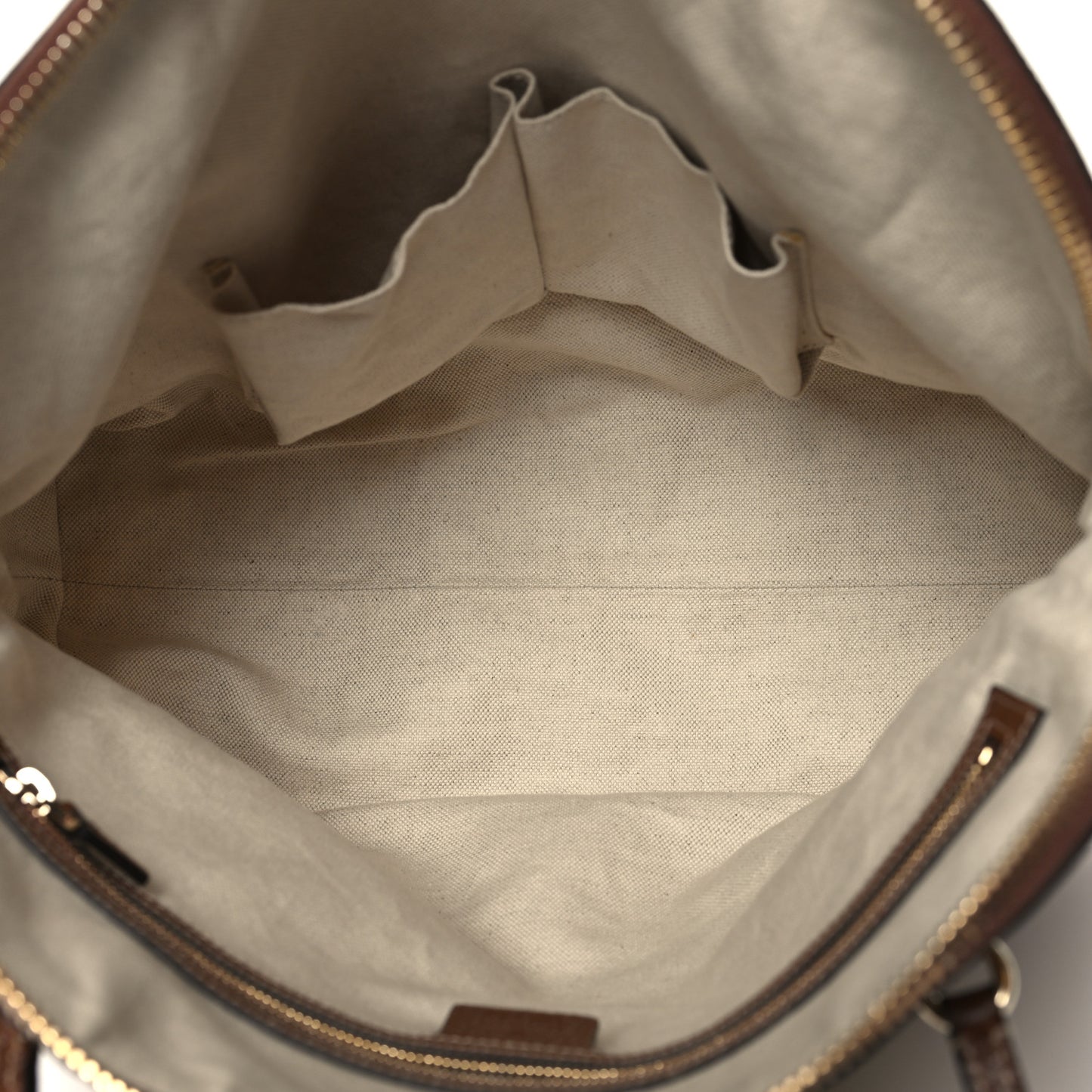 Monogram Medium Bree Shoulder Bag Beige Tabacco