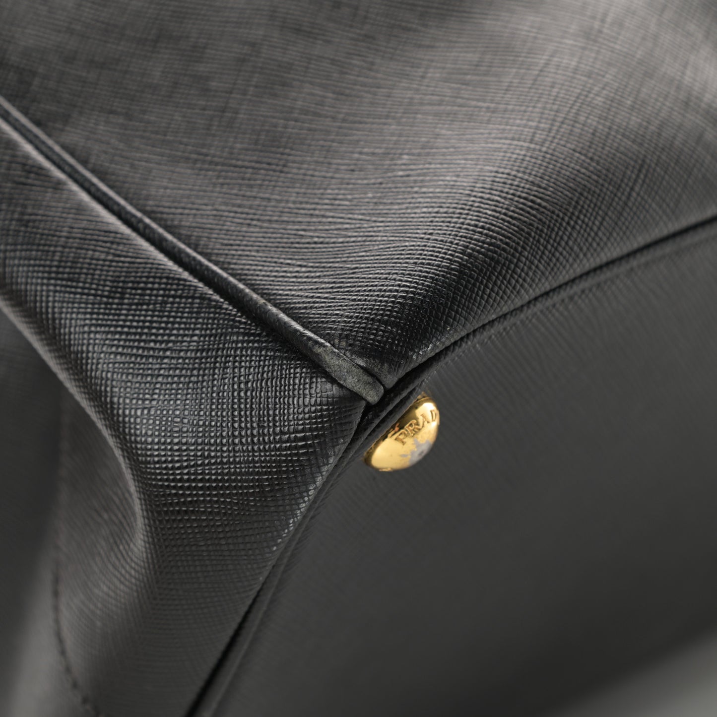 Saffiano Lux Large Tote Black