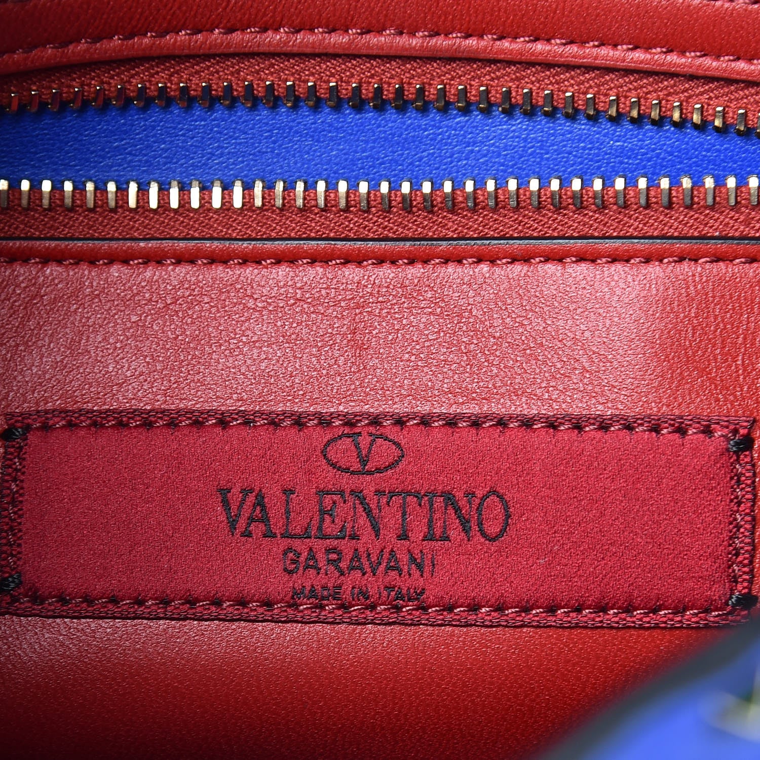 Valentino Garavani Nappa Medium Rockstud Spike Shoulder Bag Acid Blue 5 of 10