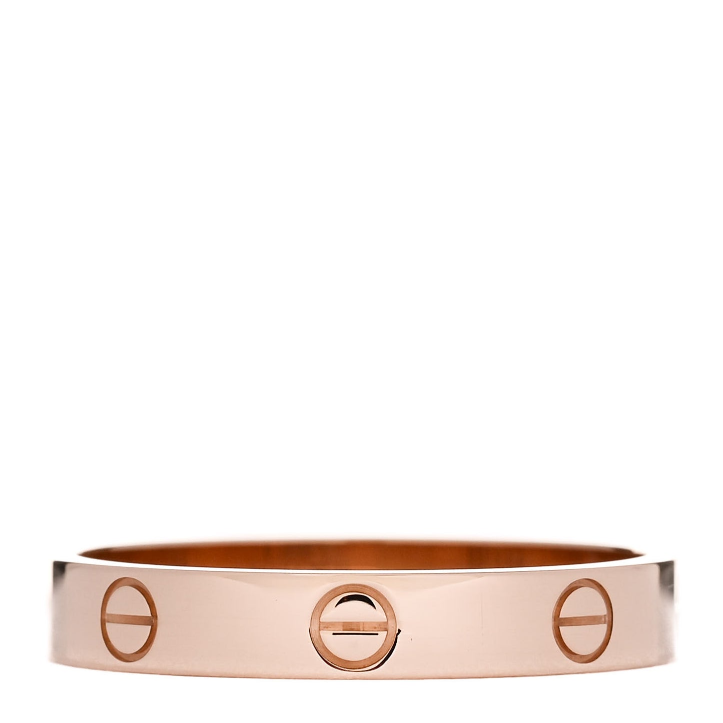 18K Pink Gold 3.5mm LOVE Wedding Band Ring 62 10