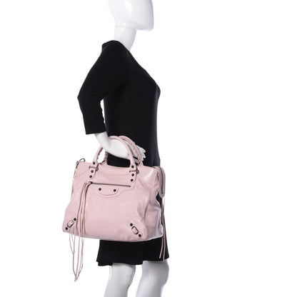 Balenciaga Agneau Classic Hardware Velo Rose Poudre Rose Petunia 3 of 10