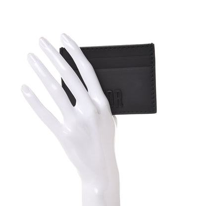 Christian Dior Calfskin D-Fence Card Holder Black 2 of 9