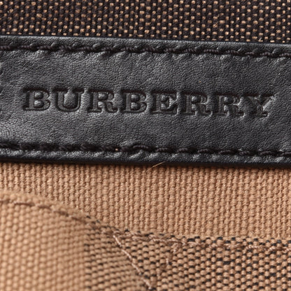 Burberry Canvas Mega Check Medium Ashby Hobo Black 10 of 11
