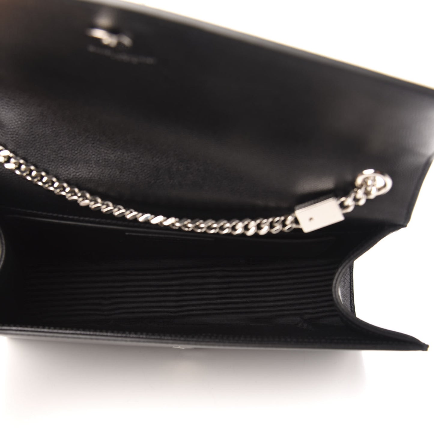 Grain De Poudre Medium Classic Monogram Kate Satchel Black