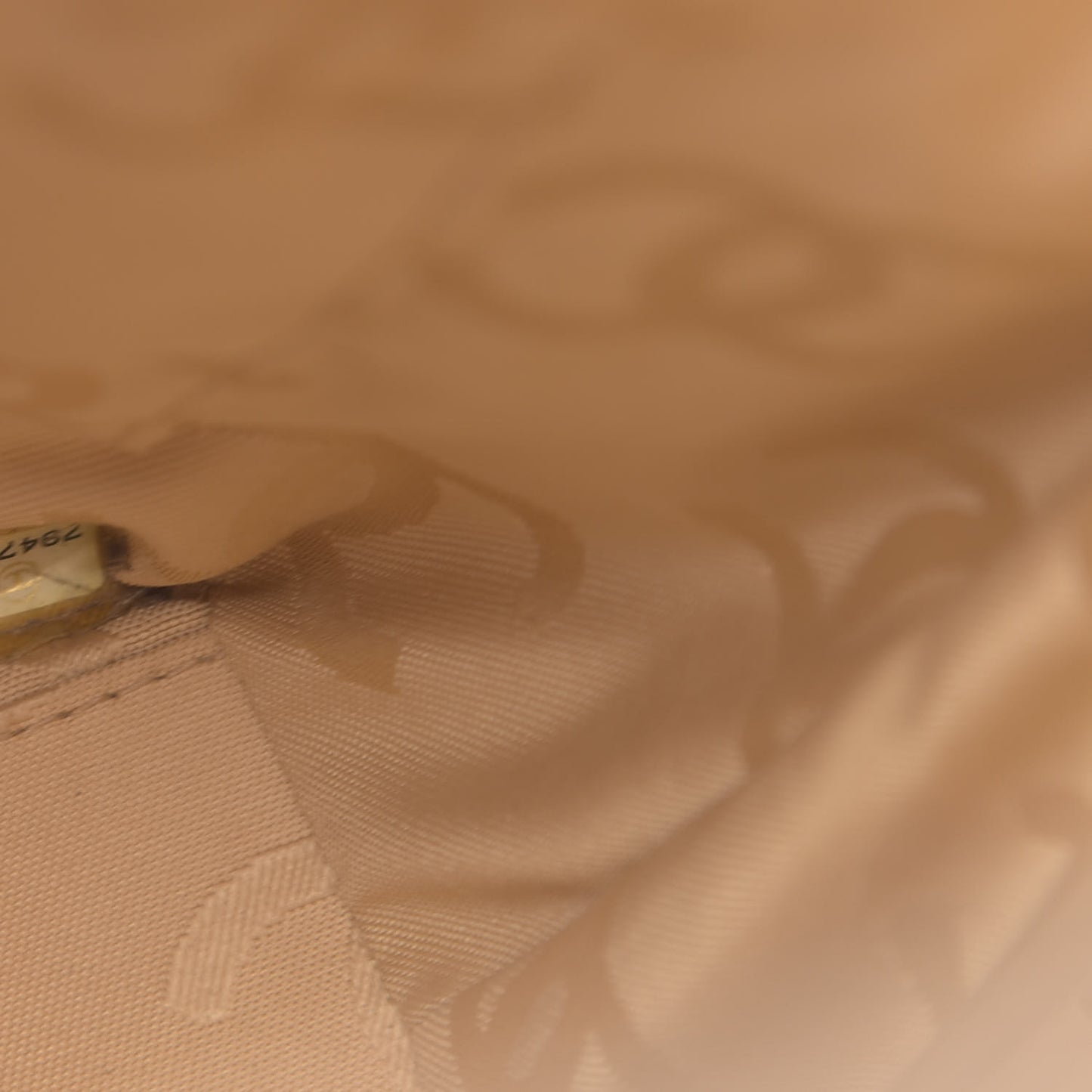 Calfskin Wild Stitch Tote Beige
