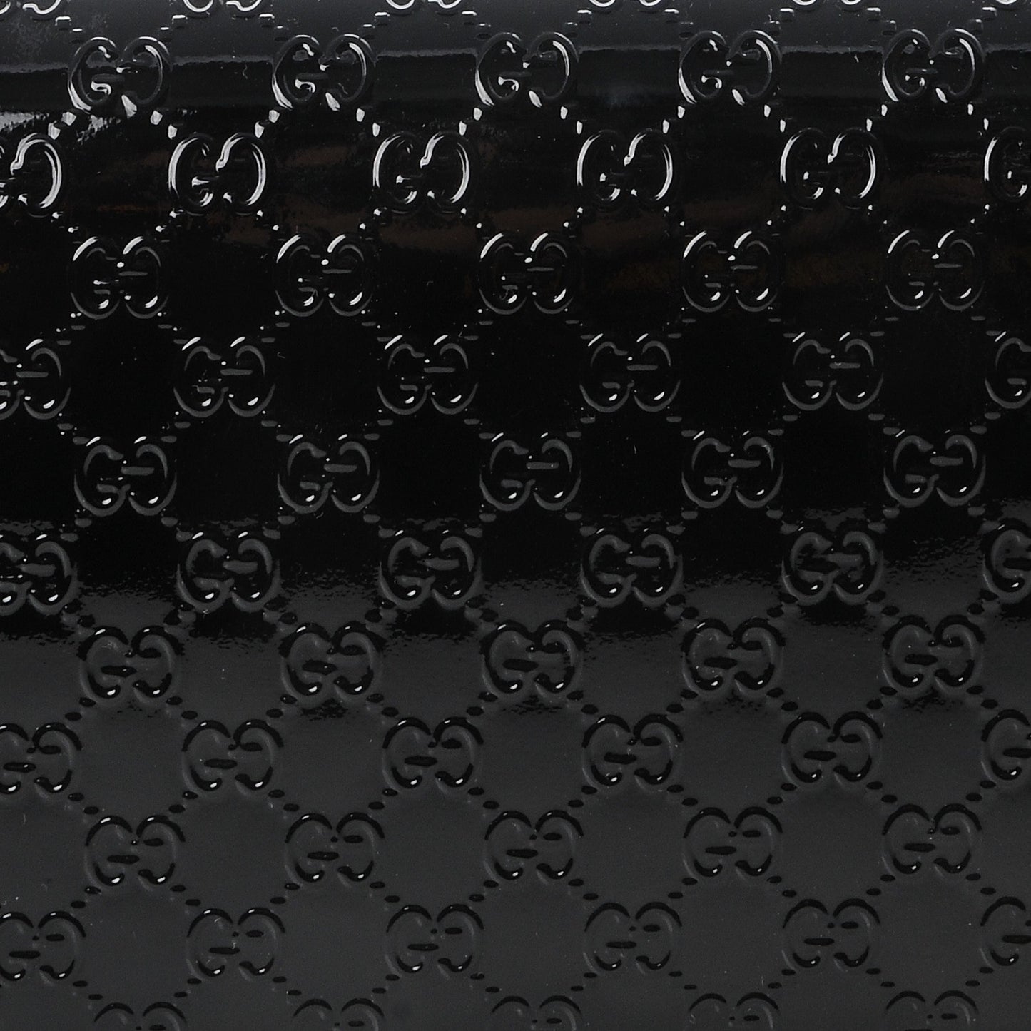Patent Microguccissima Small Broadway Clutch Black