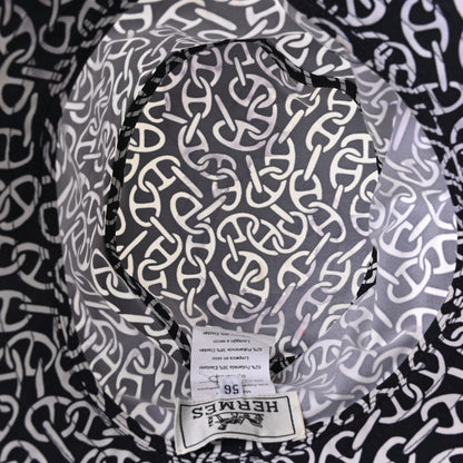Hermes Jersey Naoussa Harper Bucket Hat 56 Bleu Noir 6 of 7