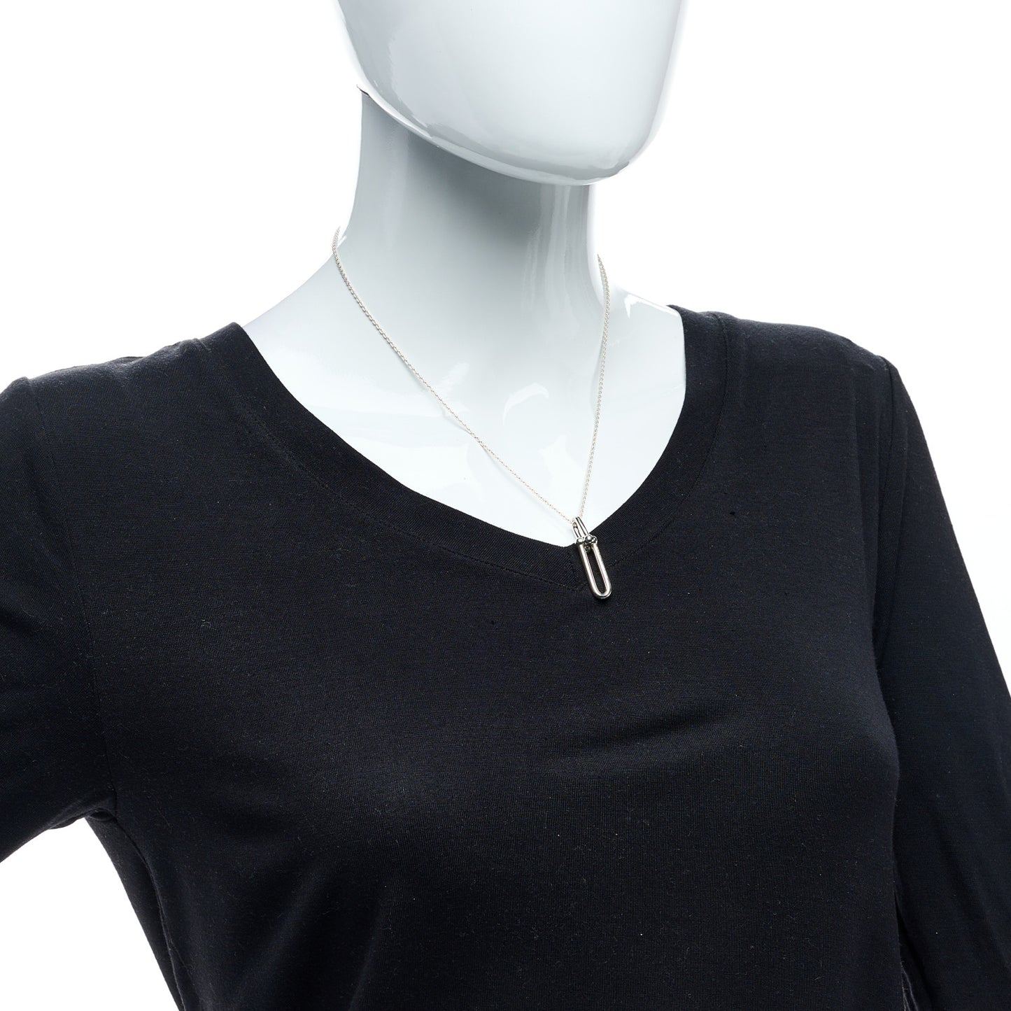 Sterling Silver HardWear Link Pendant Necklace