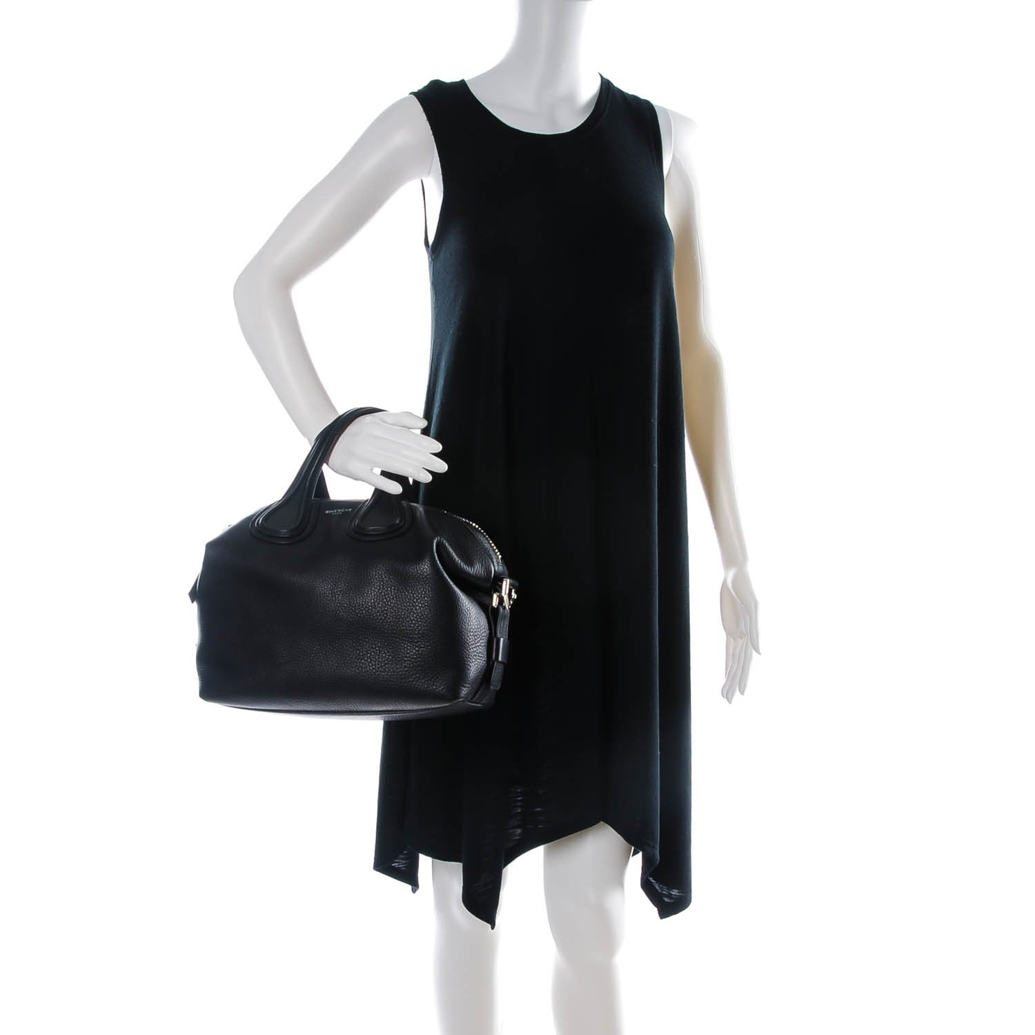 Givenchy Pebbled Calfskin Small Nightingale Black 2 of 7