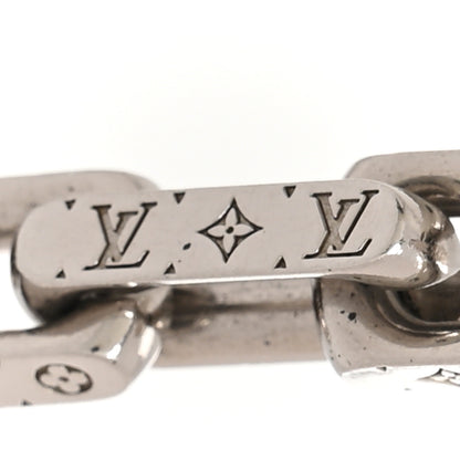 Louis Vuitton Monogram Chain Necklace Silver Silver 4 of 5