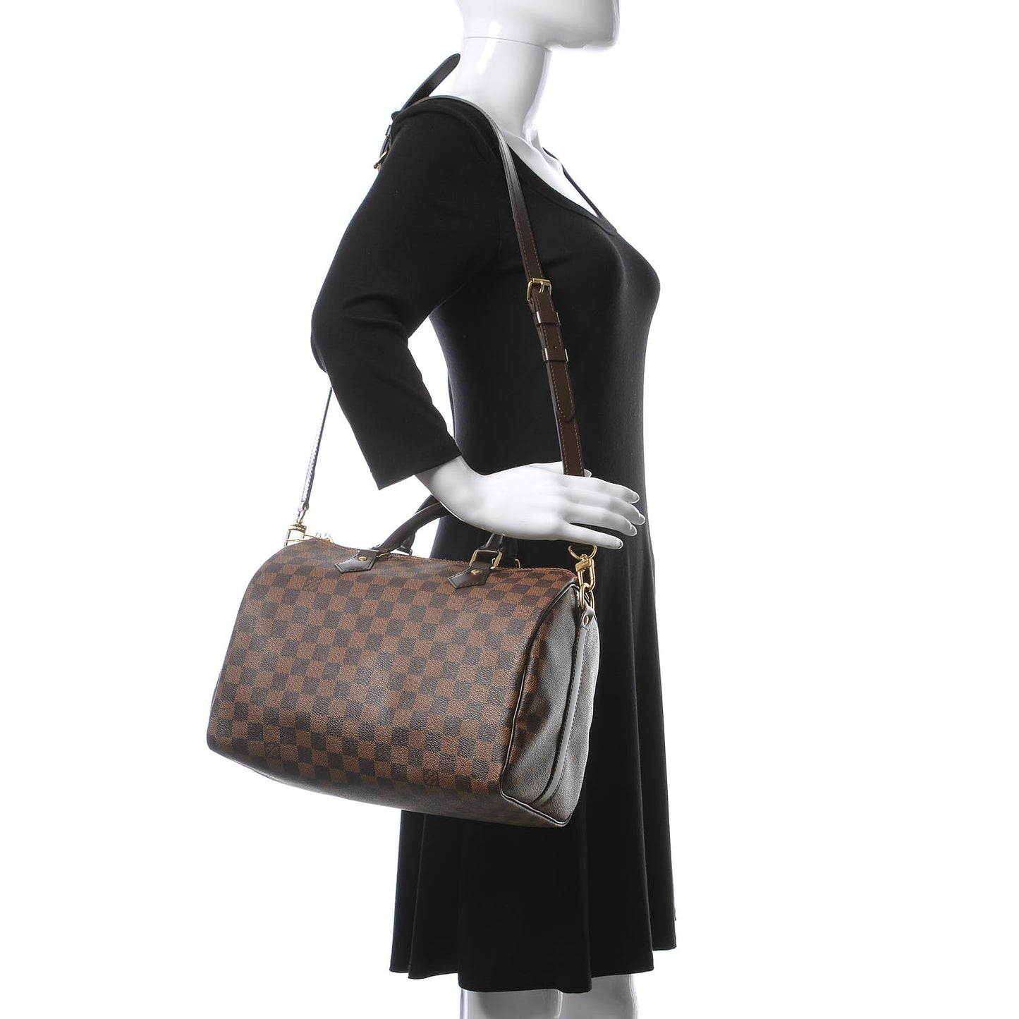 Damier Ebene Speedy Bandouliere 30