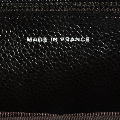 Chanel Caviar Timeless CC Wallet On Chain WOC Dark Brown 8 of 9
