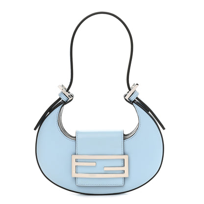 Fendi Vitello King Mini Cookie Hobo Bag Azzurro Baby 2 of 12