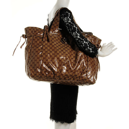 Gucci Crystal Monogram Large Hysteria Tote 2 of 9